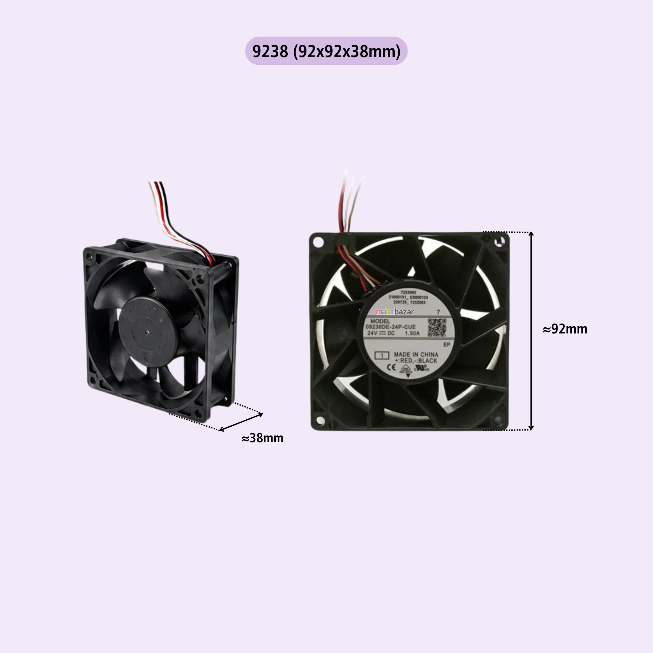 Generic: Axial DC Cooling Fan Blowers