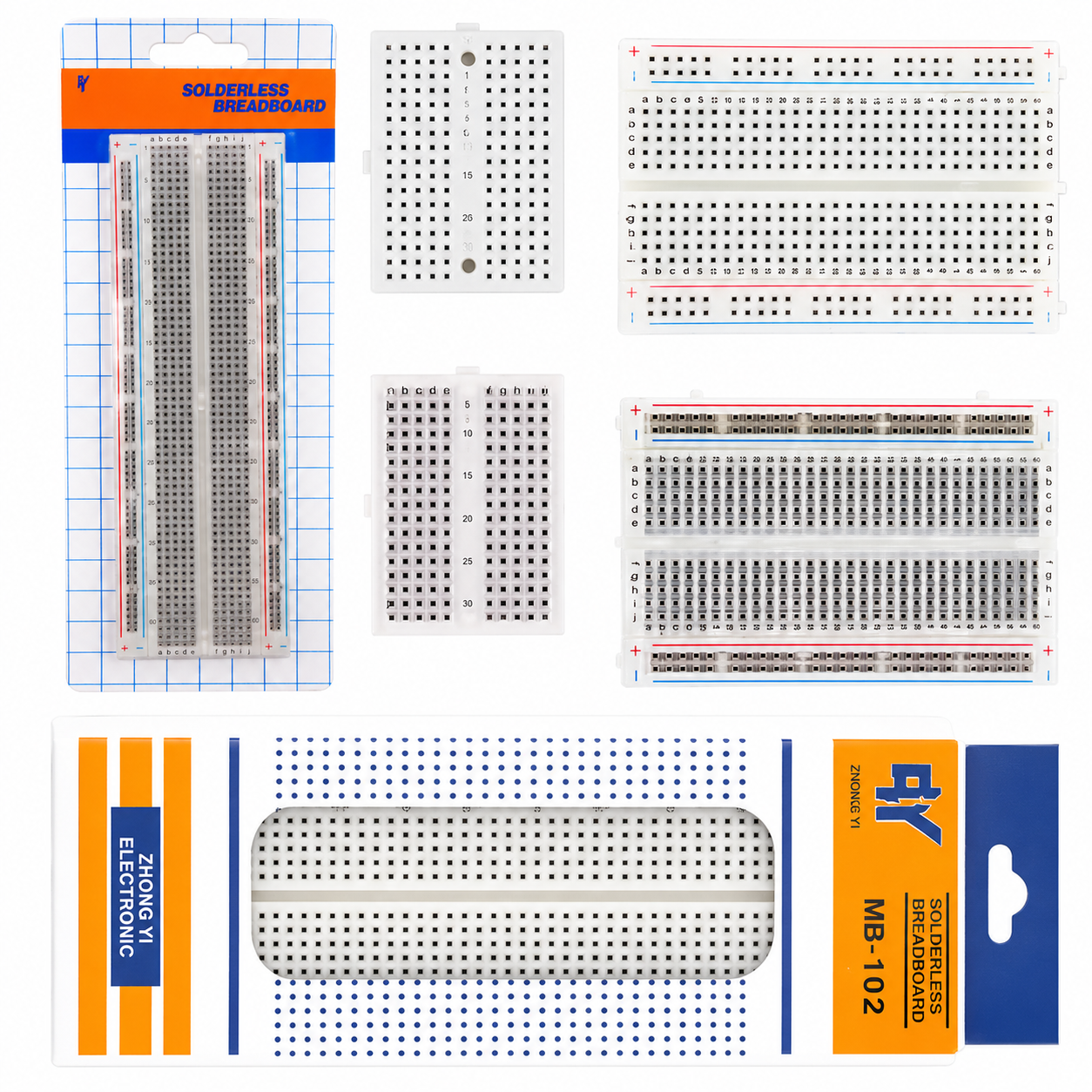 800-Pins Self-Adhesive Solderless Breadboard