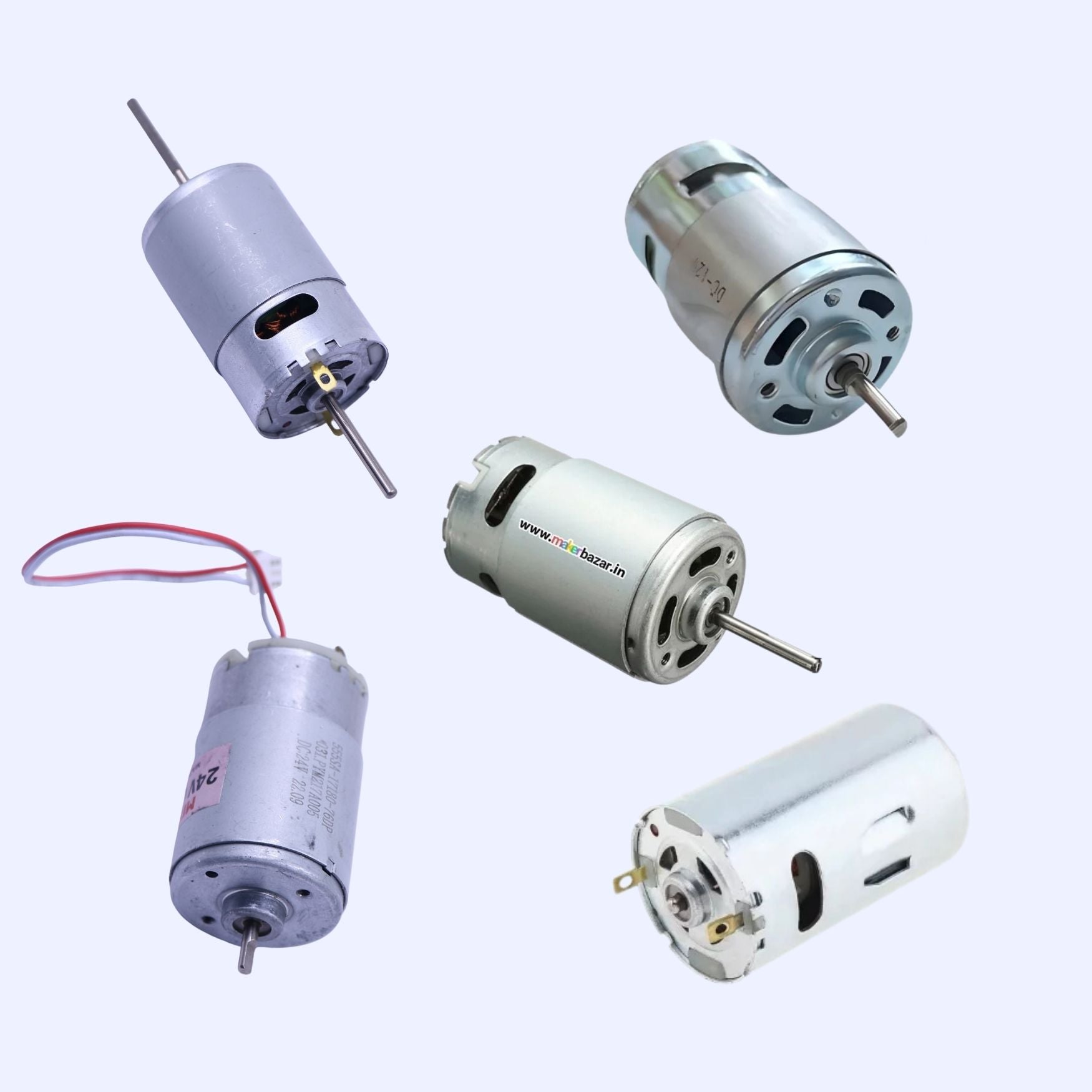 12VDC RS-555 Motor (With Cap) [Bush-Type]