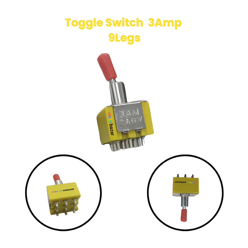 Buy 250V On/Off Circuit Control Toggle Switch | Makerbazar
