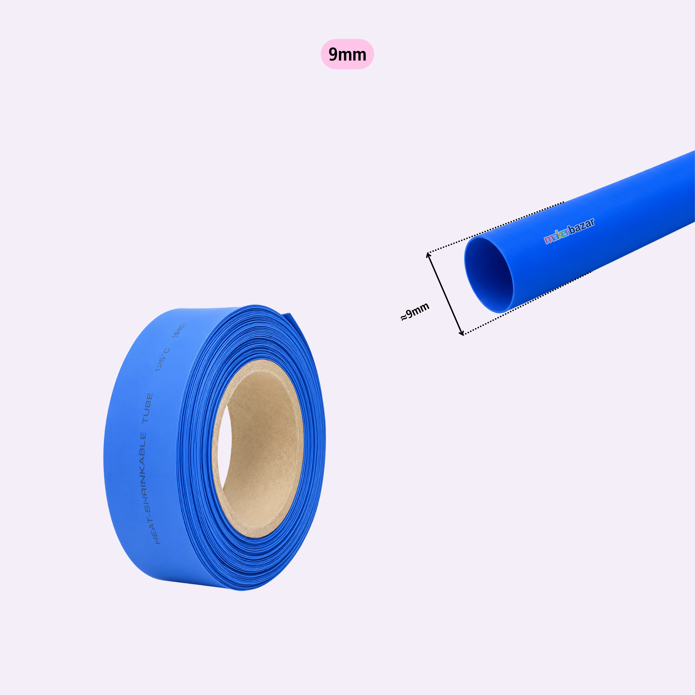 Blue Heat Shrink Sleeve Tube For Wire Protection