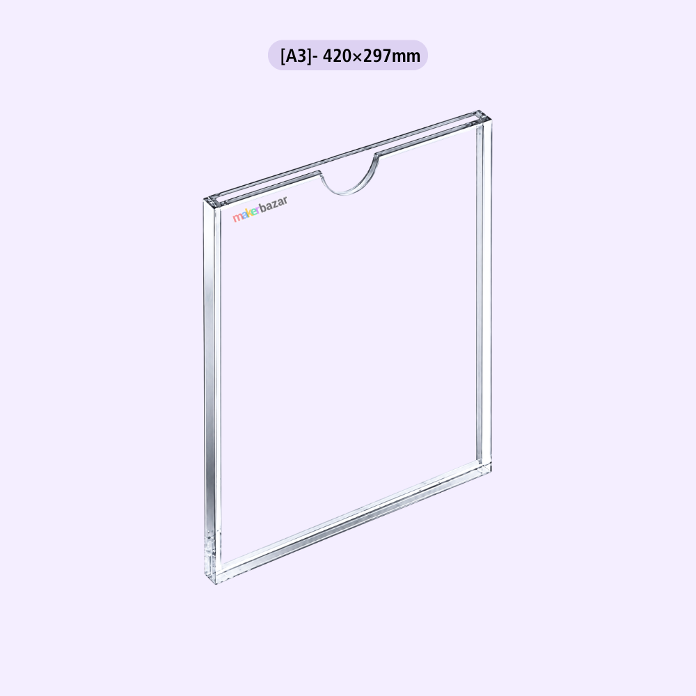 Transparent Acrylic Card Slot Box