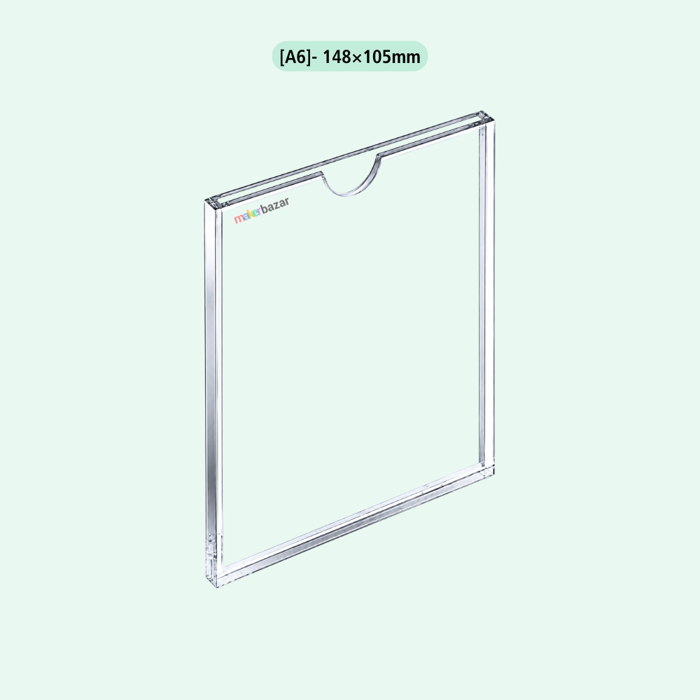 Transparent Acrylic Card Slot Box