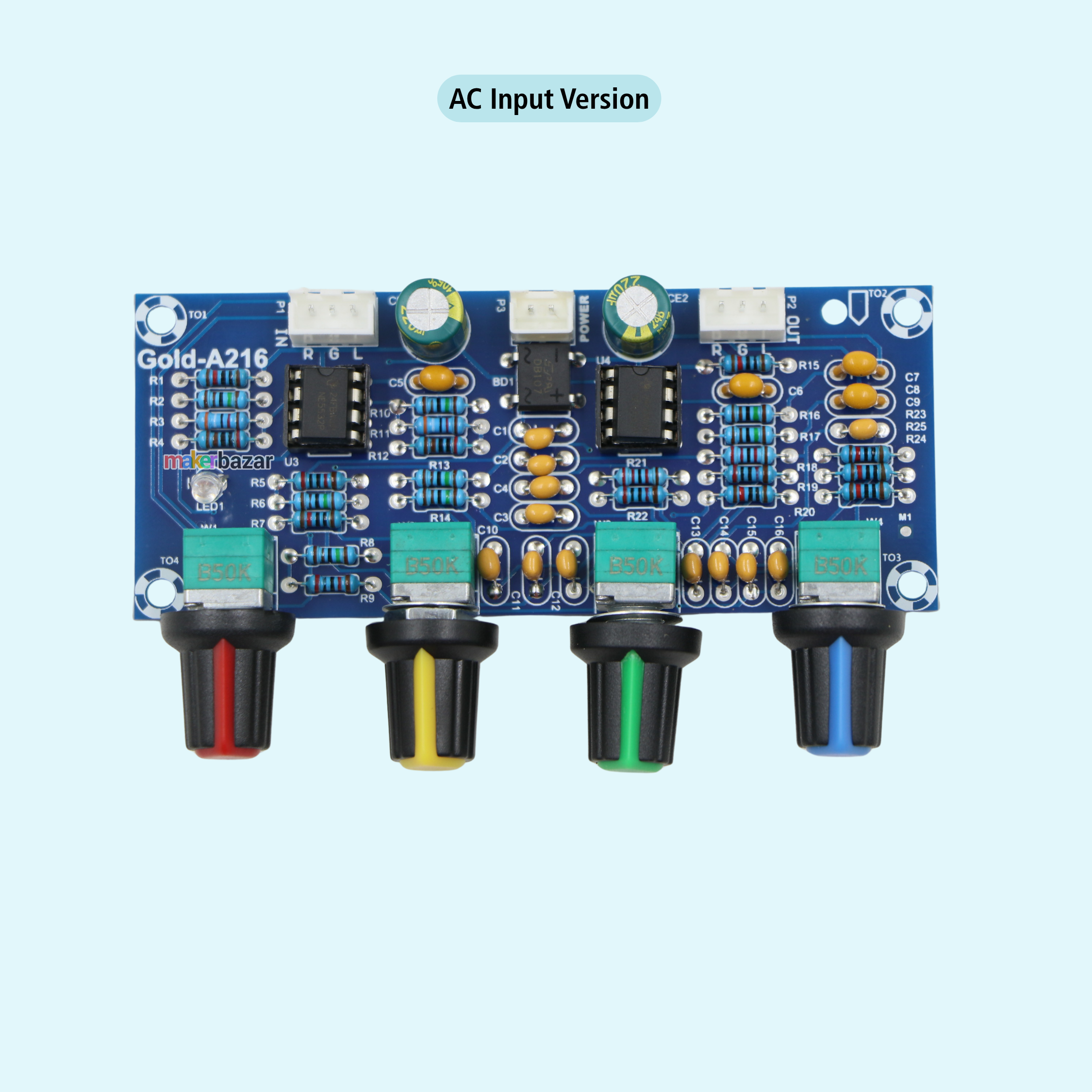 XH-A901 NE5532 Tone Board Pre-Amplifier with Bass & Treble Control (AC/DC version)