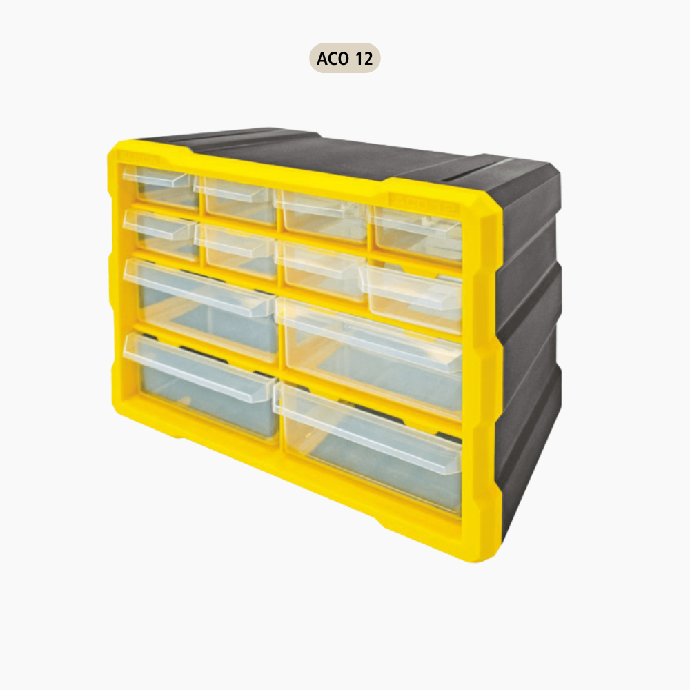 Alkon Component Organizer Storage Cabinet with Drawers & Bins