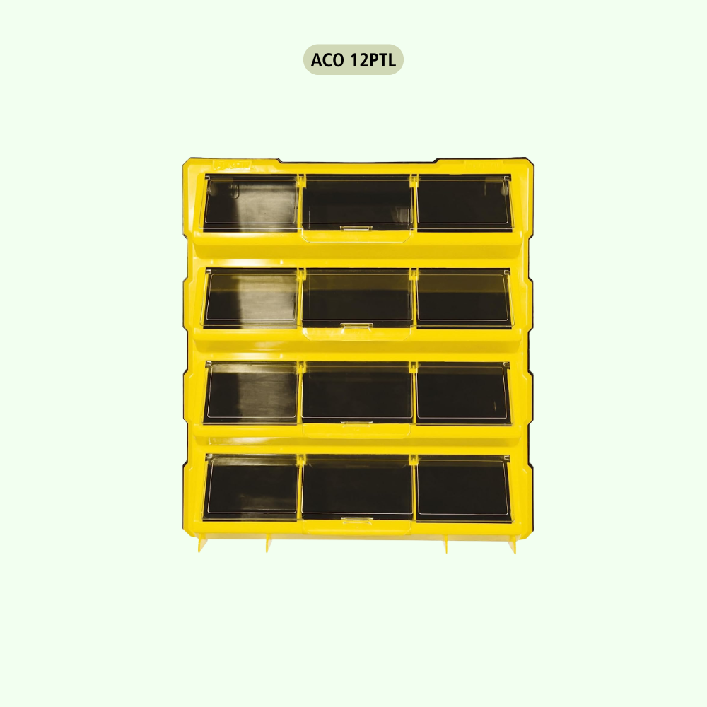 Alkon Component Organizer Storage Cabinet with Drawers & Bins