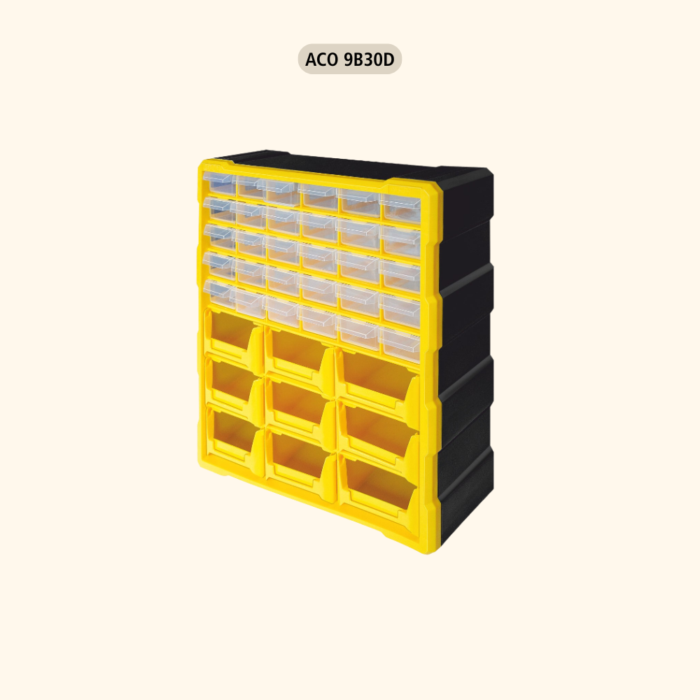 Alkon Component Organizer Storage Cabinet with Drawers & Bins