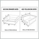 Alkon: ACO-9B9D Component Organizer Box with 9-Bins & 9-Drawers