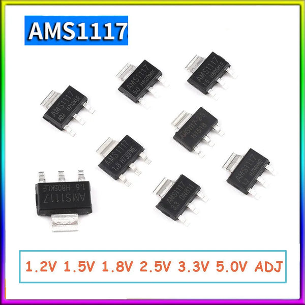 AMS1117 SOT-223 Voltage Regulator IC