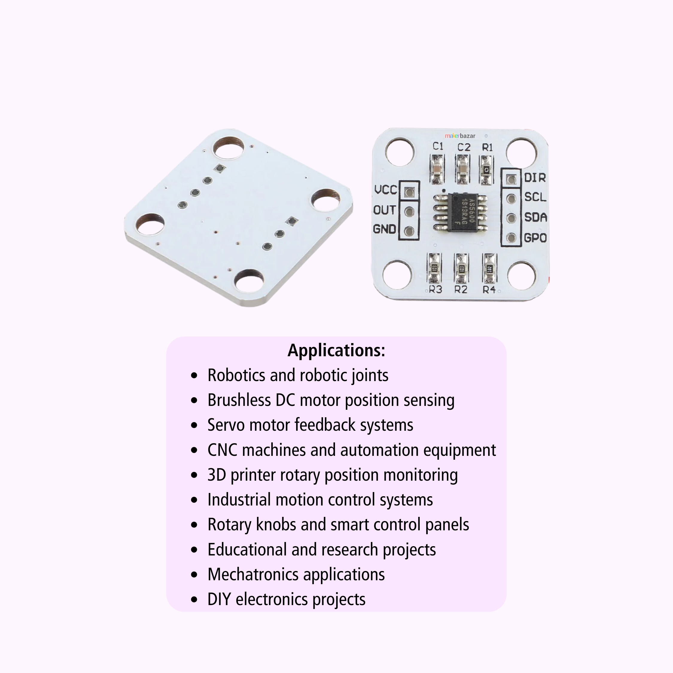 AS5600 Magnetic Encoder Sensor Module