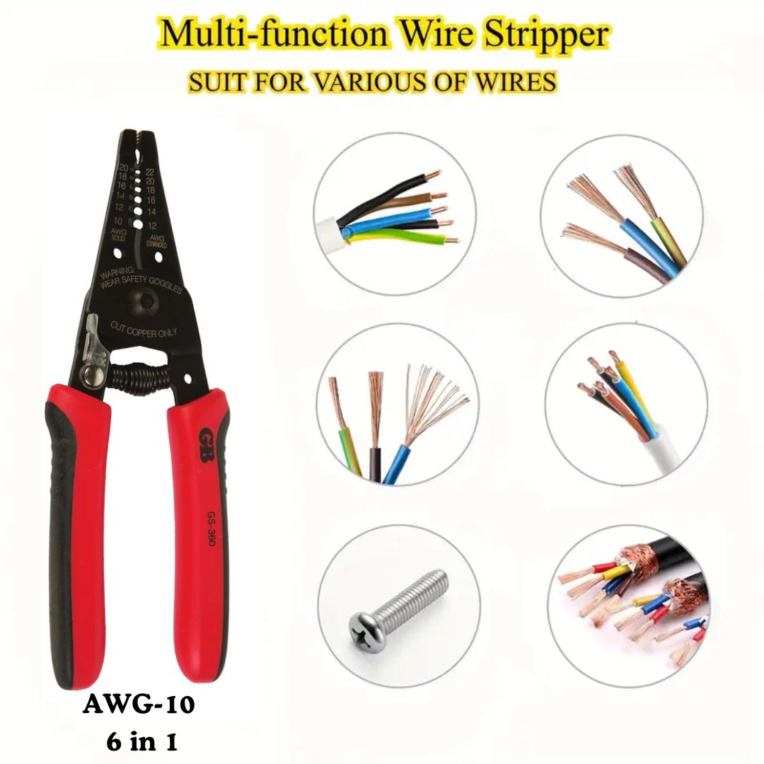 Multifunctional Wire Stripper Cable Cutter Crimping Tool