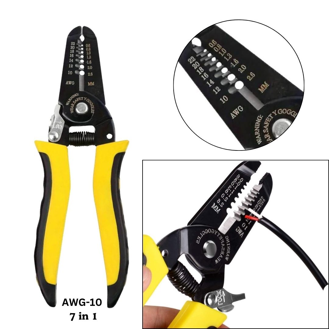 Multifunctional Wire Stripper Cable Cutter Crimping Tool