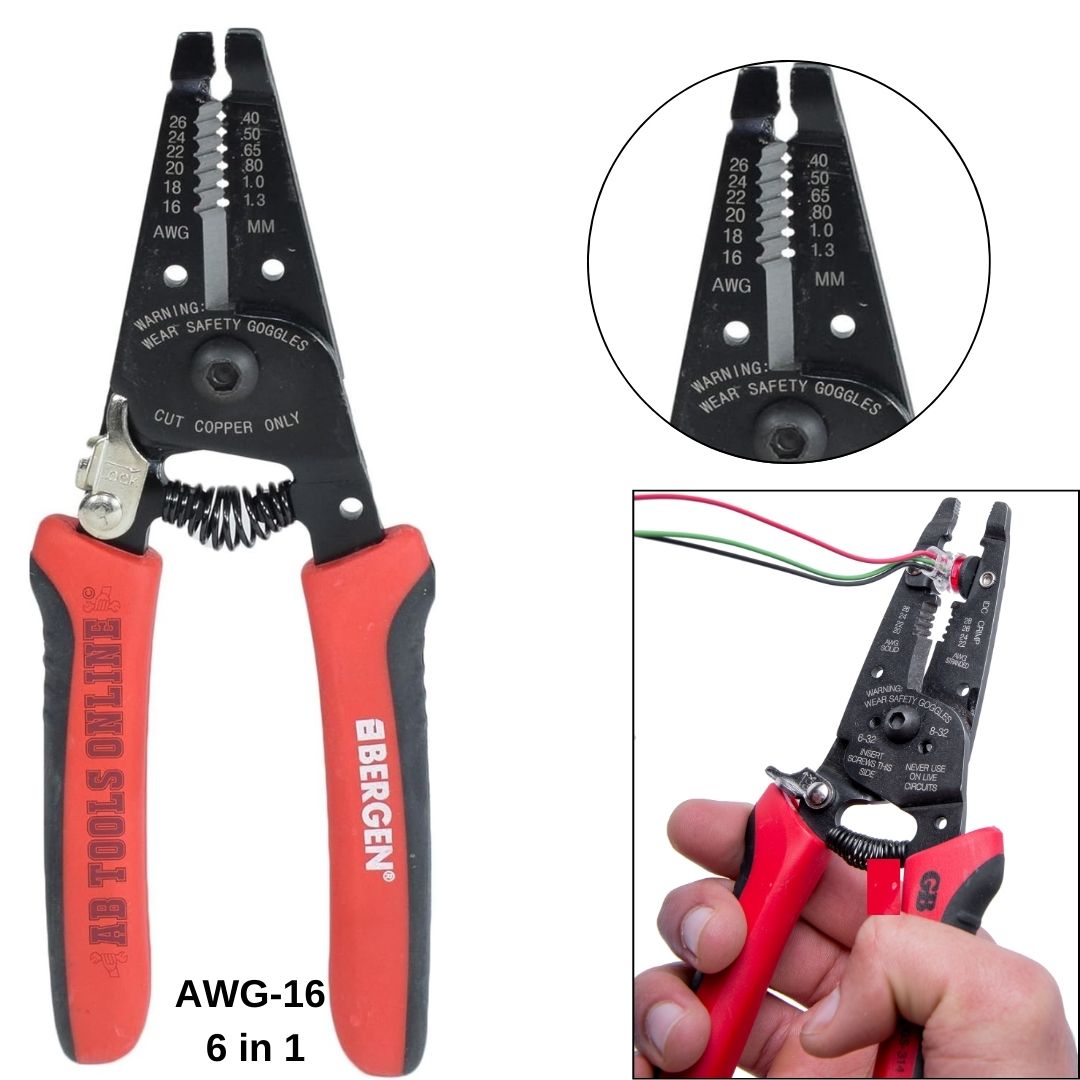 Multifunctional Wire Stripper Cable Cutter Crimping Tool