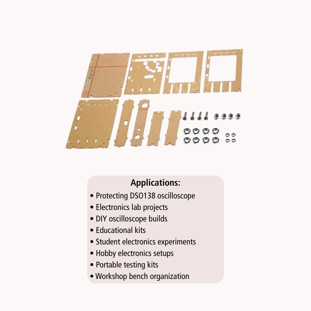 DIY Transparent Acrylic/Enclosure Case for DSO138 Oscilloscope