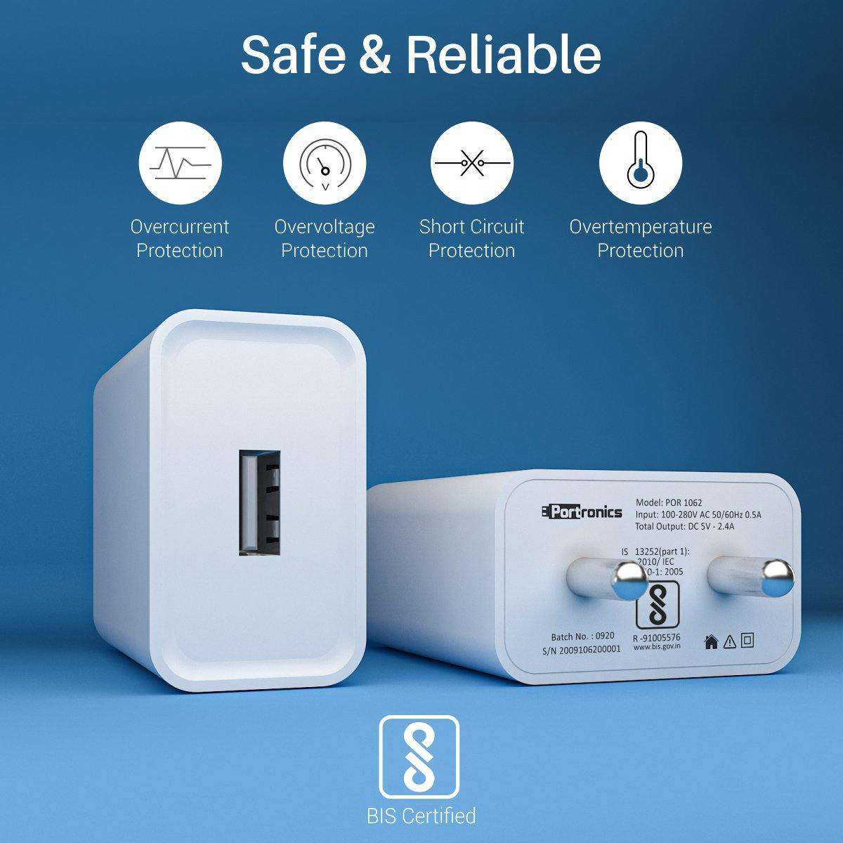 Portronics: DC Adaptor USB Chargers