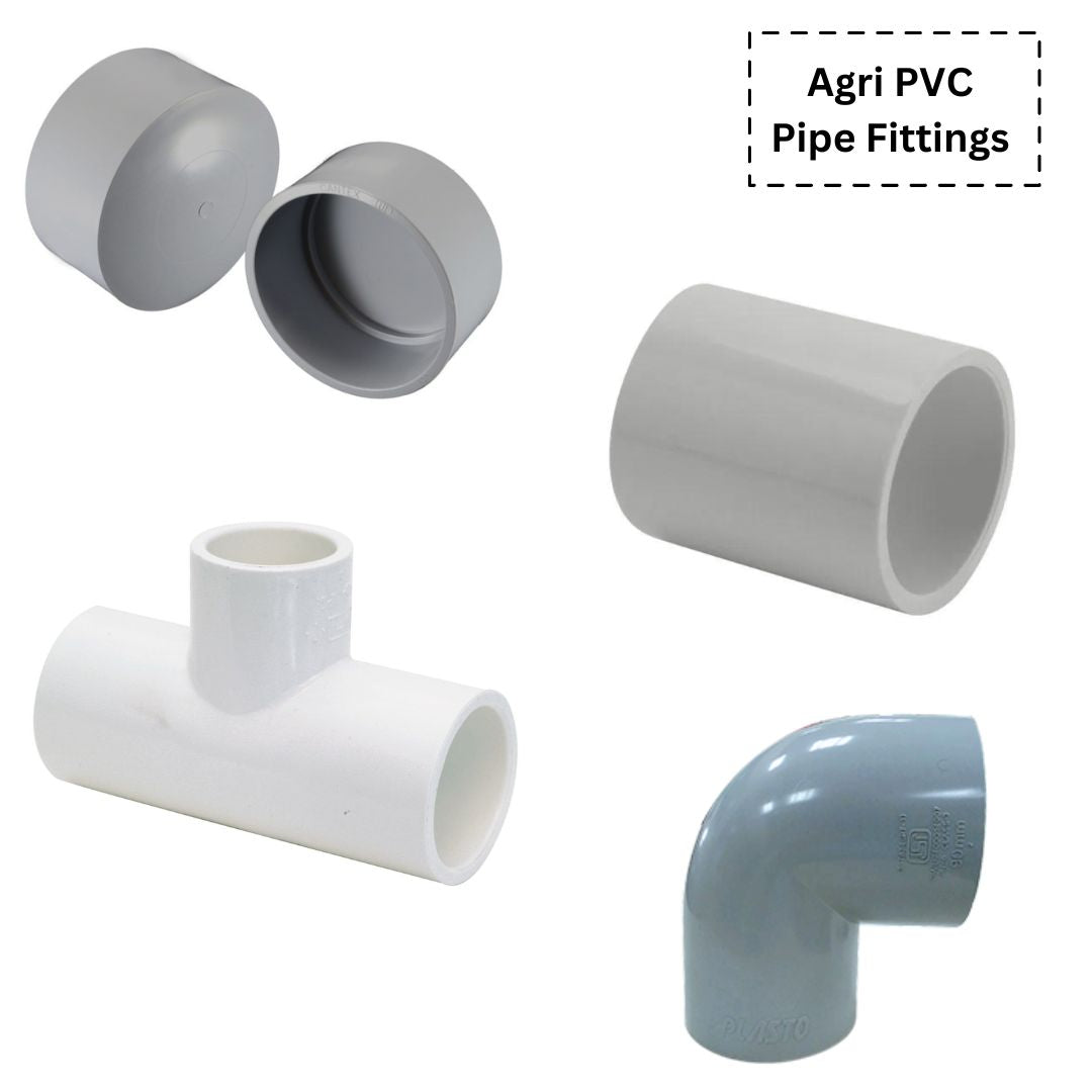 Durable Agri PVC Pipe Fittings: Ideal for DIY, Furniture, Construction