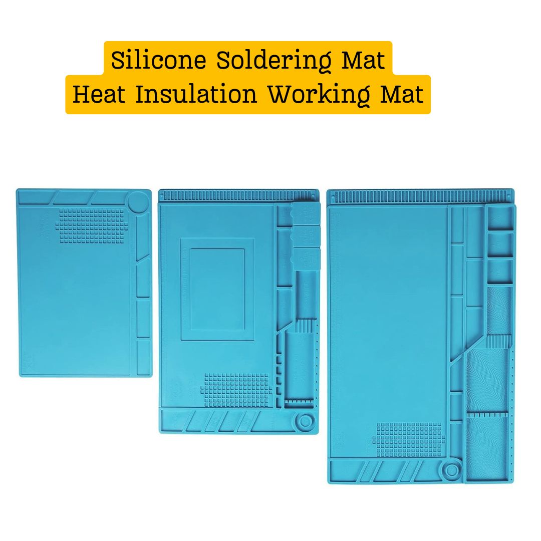 Heat Insulation Silicone Repair Mat – Anti-Static, Magnetic Workbench Mat