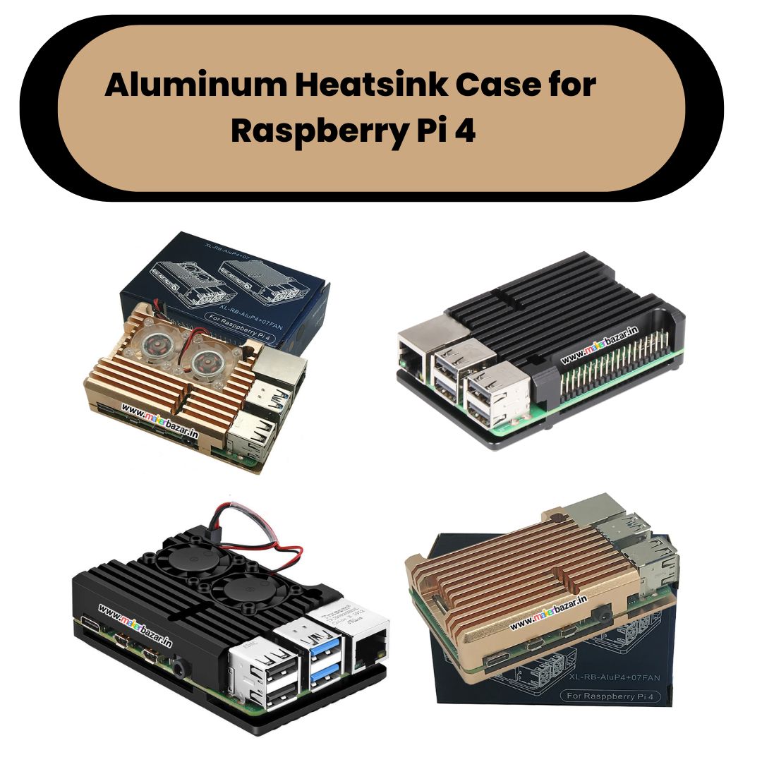 RPI4 Aluminum Heatsink Case for Raspberry Pi 4