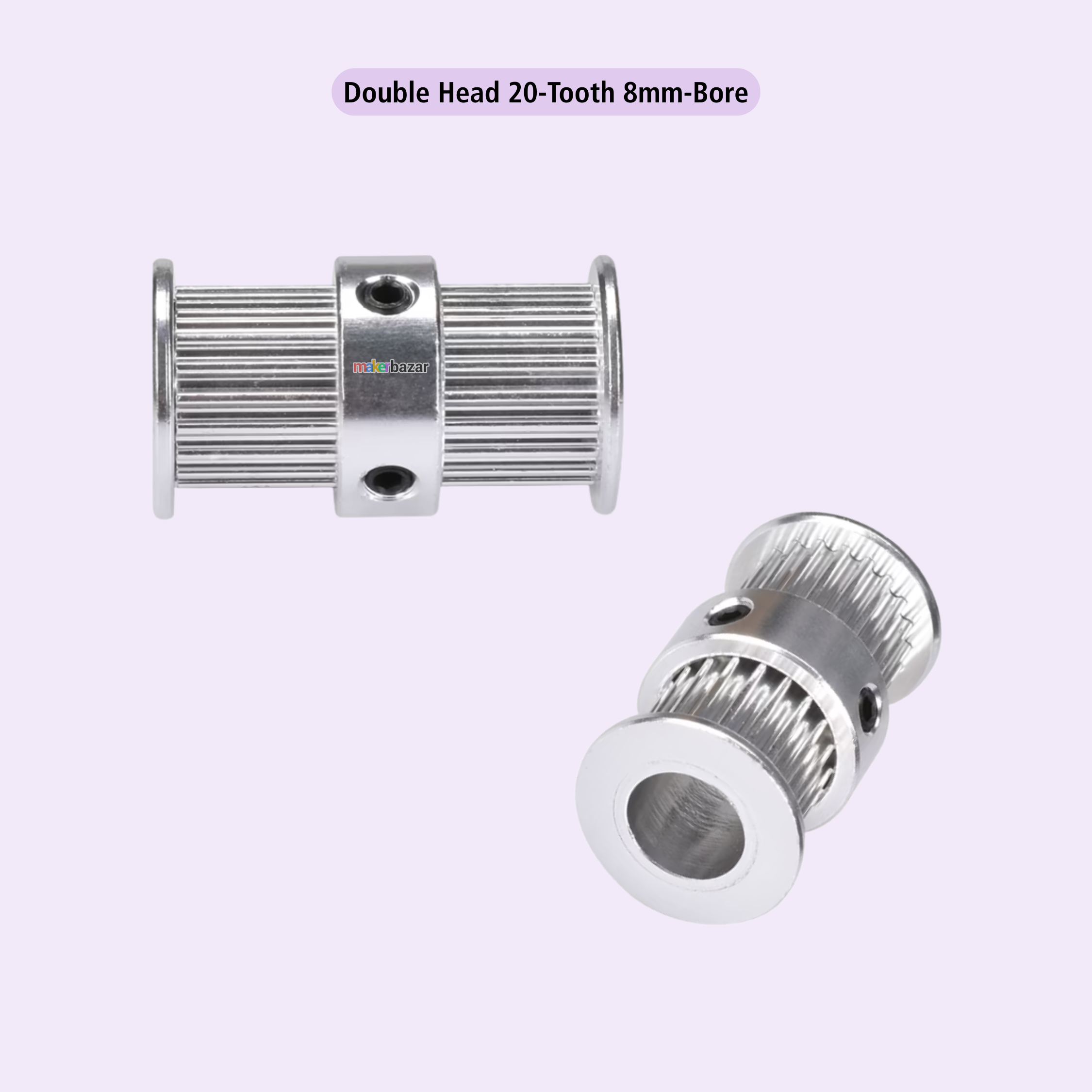Aluminum GT2 Timing Pulley For 6mm Belt