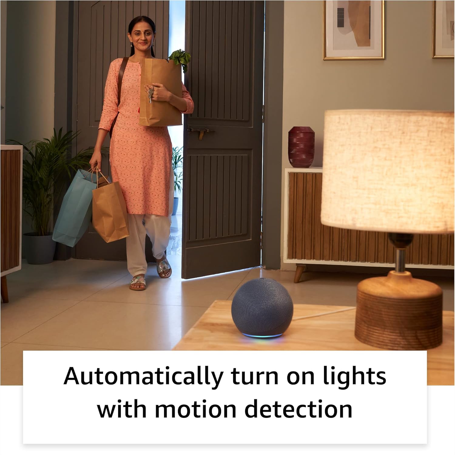 Amazon Echo Dot (5th Gen) | Smart speaker with Bigger sound, Motion Detection, Temperature Sensor, Alexa and Bluetooth