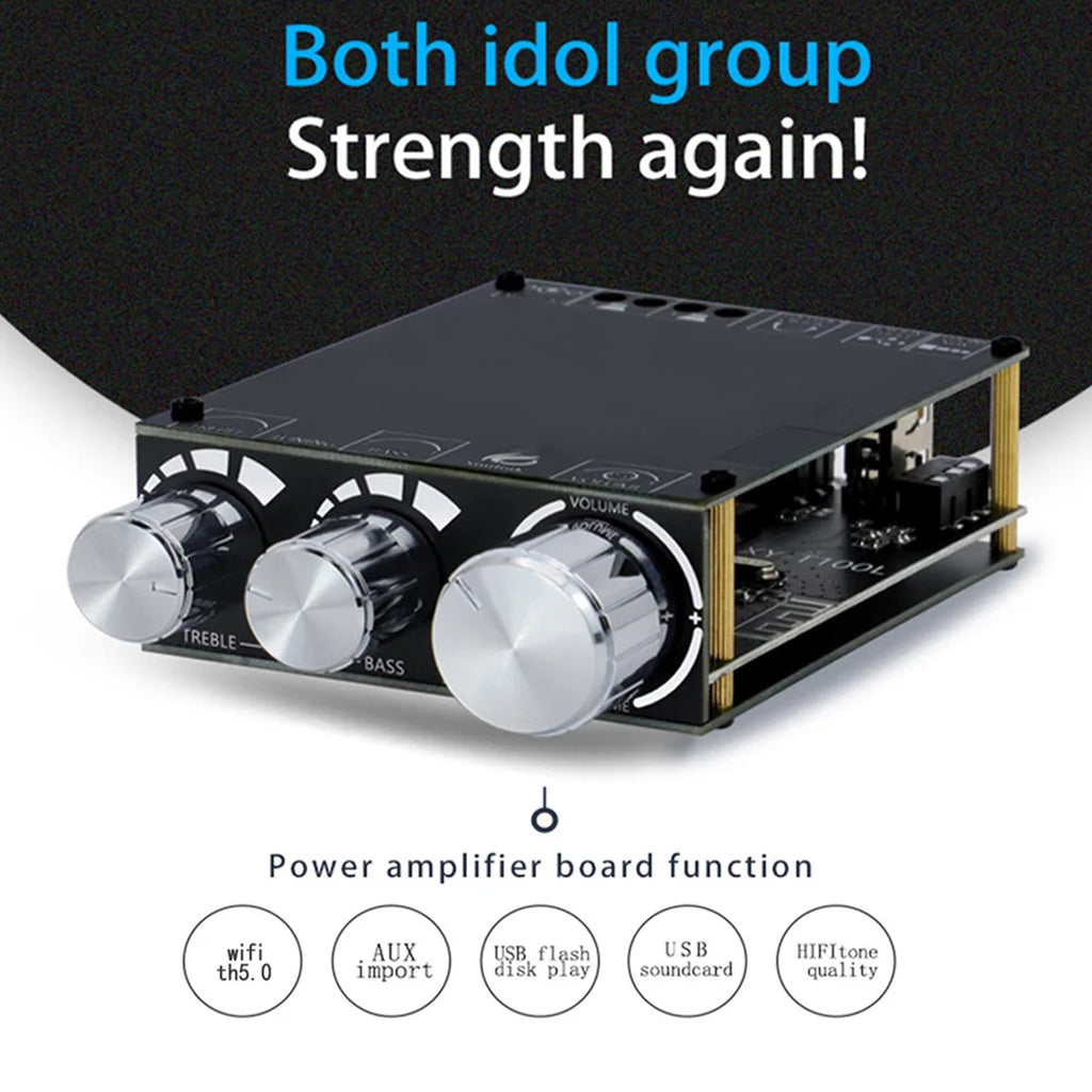 Bluetooth Module Rftitmt100 XY-T100L Bluetooth 5.0 Module | Wireless Amplifier Board | Audio ...