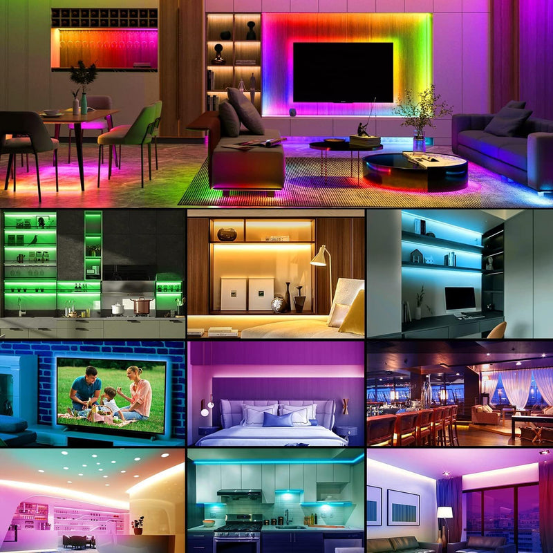 Buy Multi-Color LED Strip Light (3M) – Remote Control, Waterproof ...