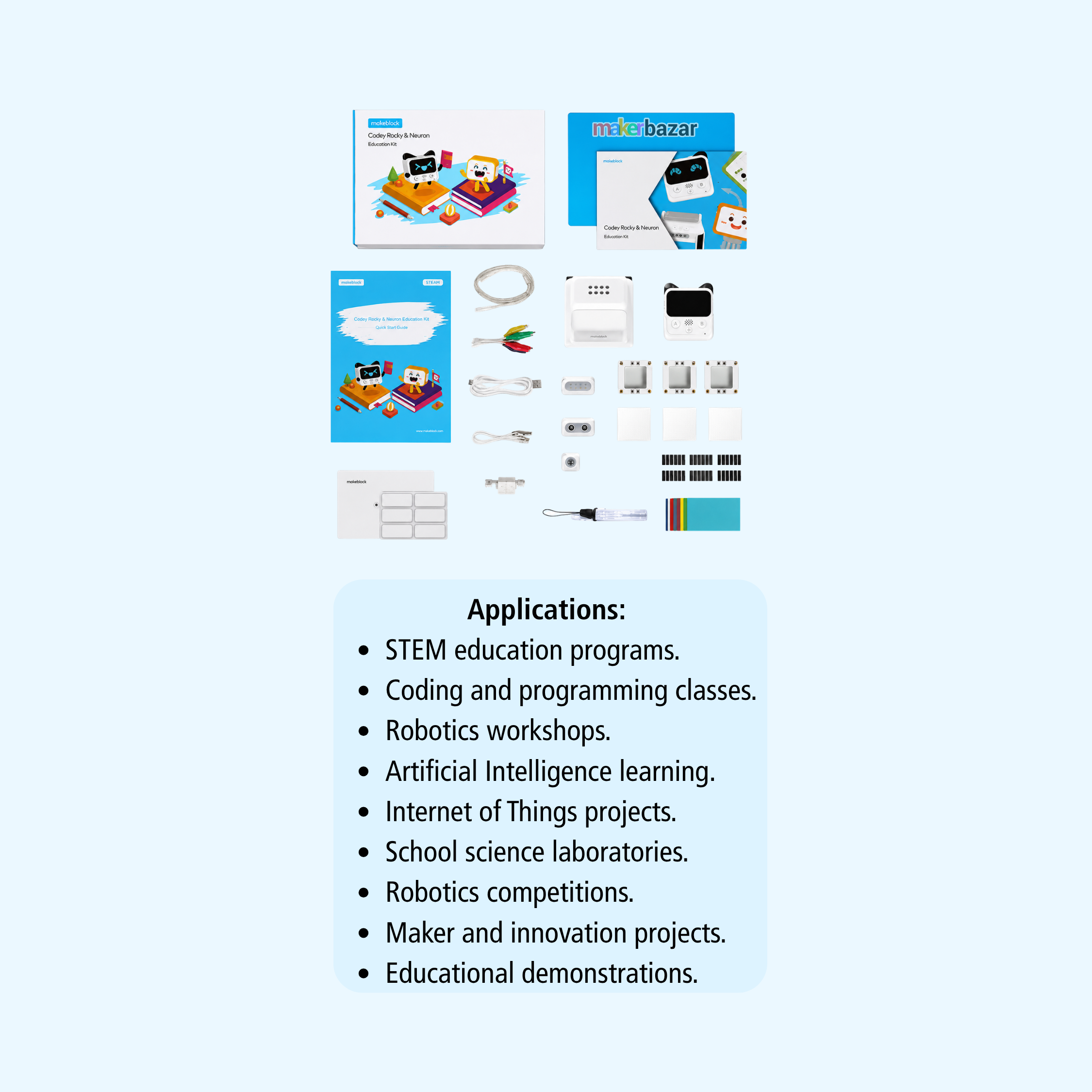 Makeblock Codey Rocky & Neuron Education Kit – Programmable STEM Learning Robot Kit