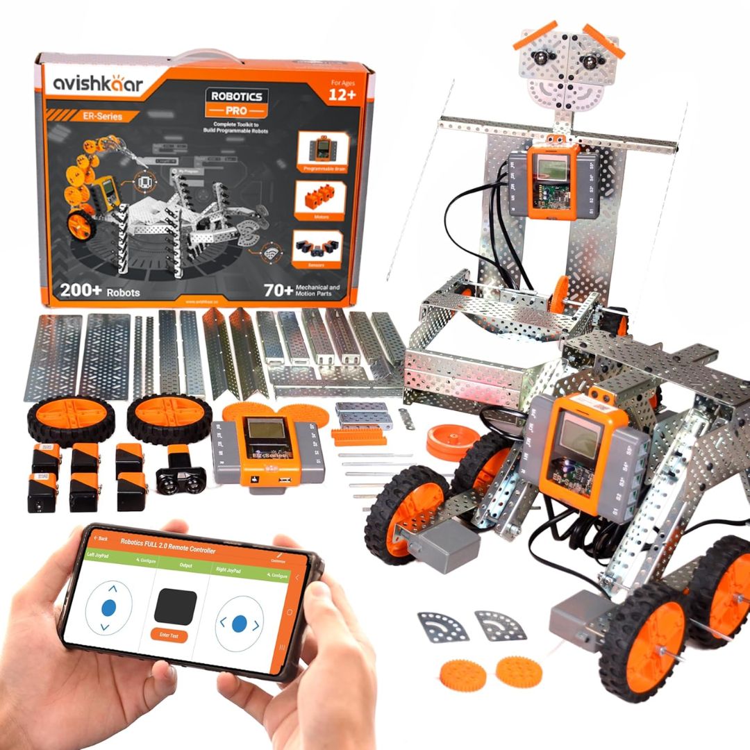 Buy Robotics Pro Kit - 200+ Parts for Kids | Makerbazar