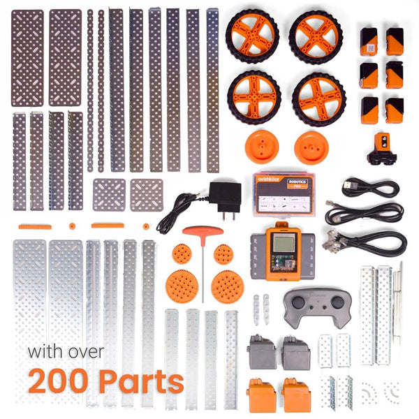 Buy Robotics Pro Kit - 200+ Parts for Kids | Makerbazar