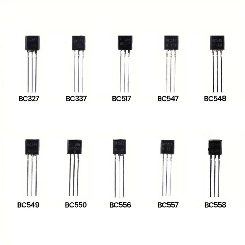 BC558 PNP General Purpose Transistor 30V 100mA TO-92 Package