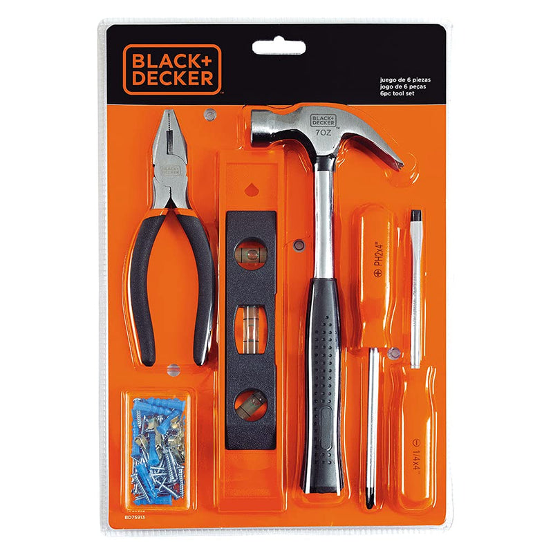 Black & Decker: BD75913 6-pcs Hand Tool Kit