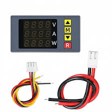 DC0-100V 10A 3-in-1 Voltage Current Power Meter