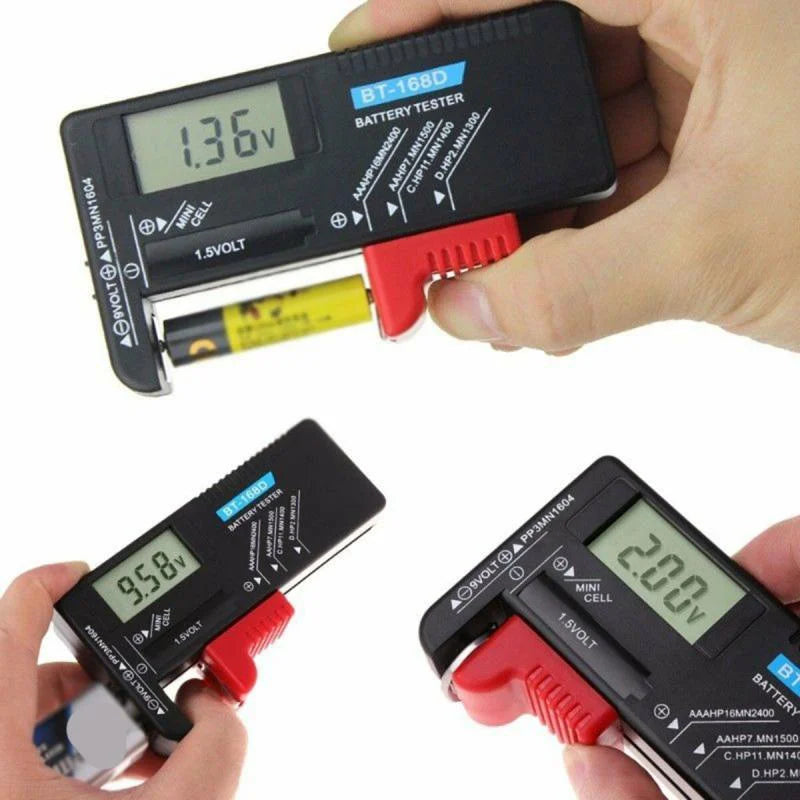 Battery Tester and Voltage Indicator For AA AAA C D 9V 3V 1.5V Cells