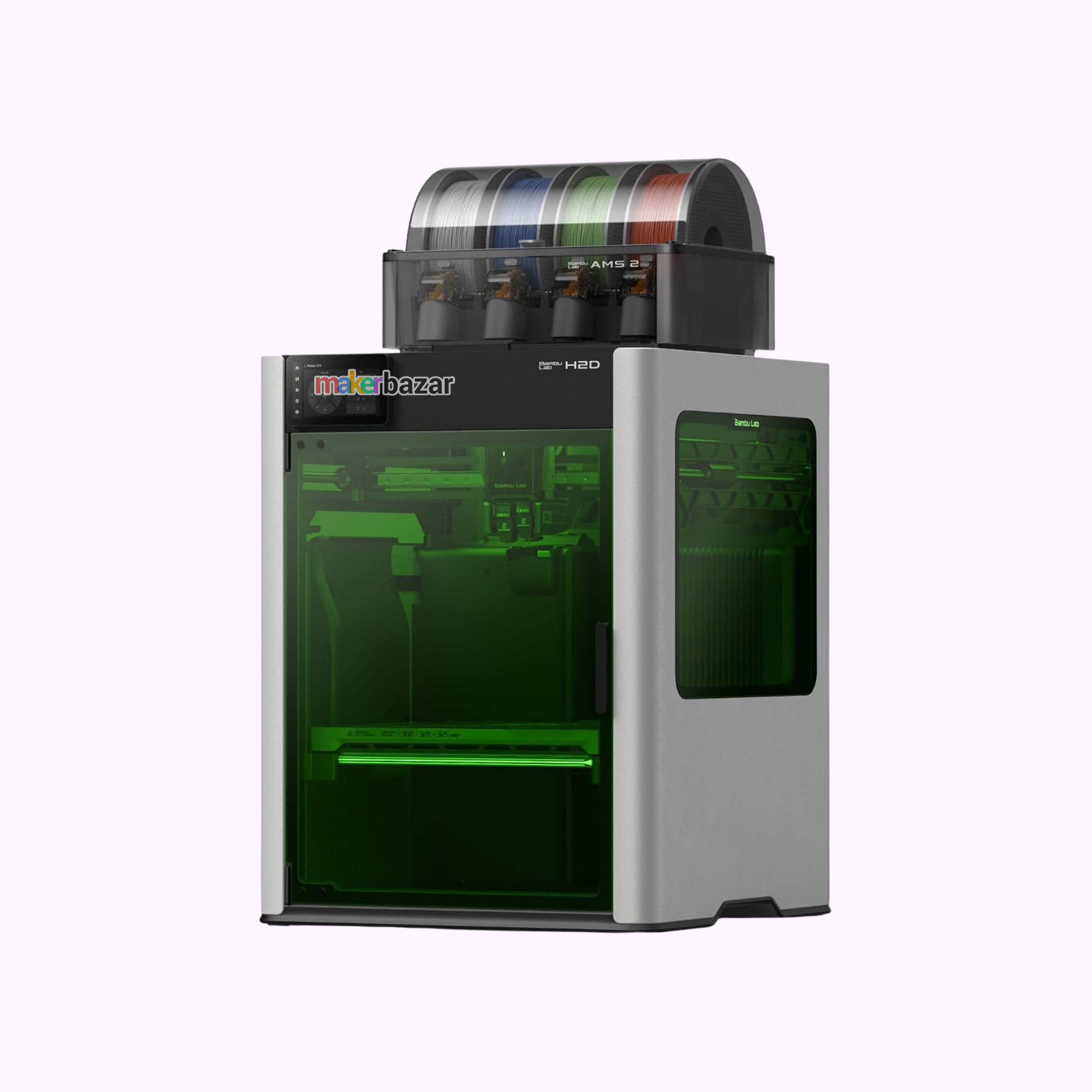 Bambu Lab H2D Combo 2 40W Dual-Nozzle Multi-Material 3D Printer