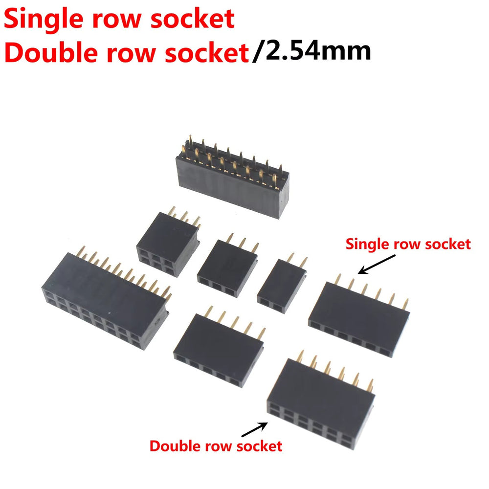 Buy Female Header Pin 2.54mm Strip Connector| Makerbazar