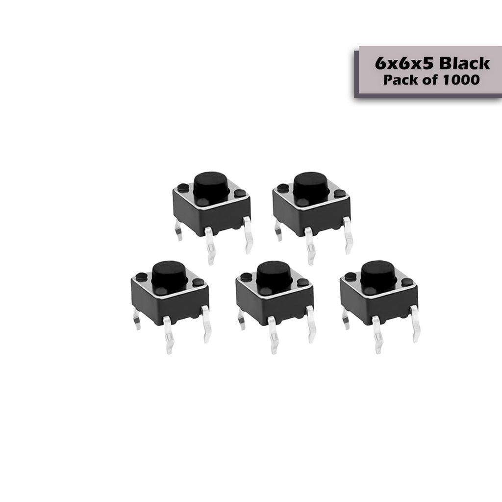 6x6x5mm Mini Tactile Push Button Switch - 4Legs