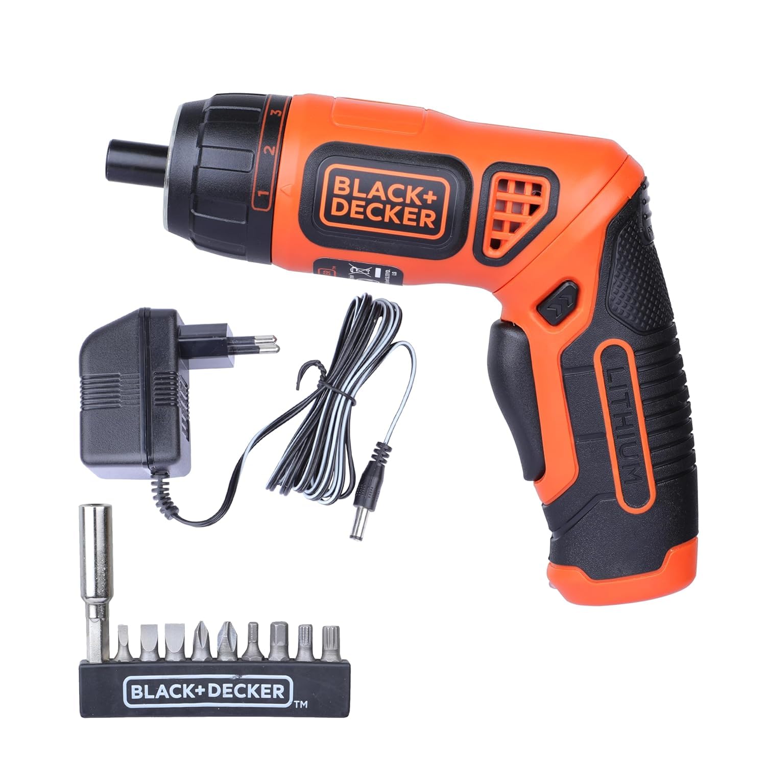 Black & Decker: Cordless Rechargeable Battery Powered Screwdriver Set