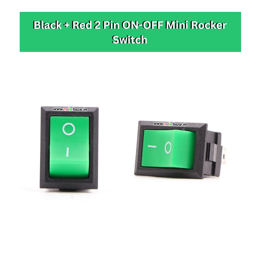 2 Pin Mini Rocker Switch - Compact & Reliable Control Switch