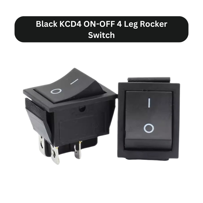 KCD4 ON-OFF Rocker Switch - Reliable 4-Leg Control Switch | Makerbazar