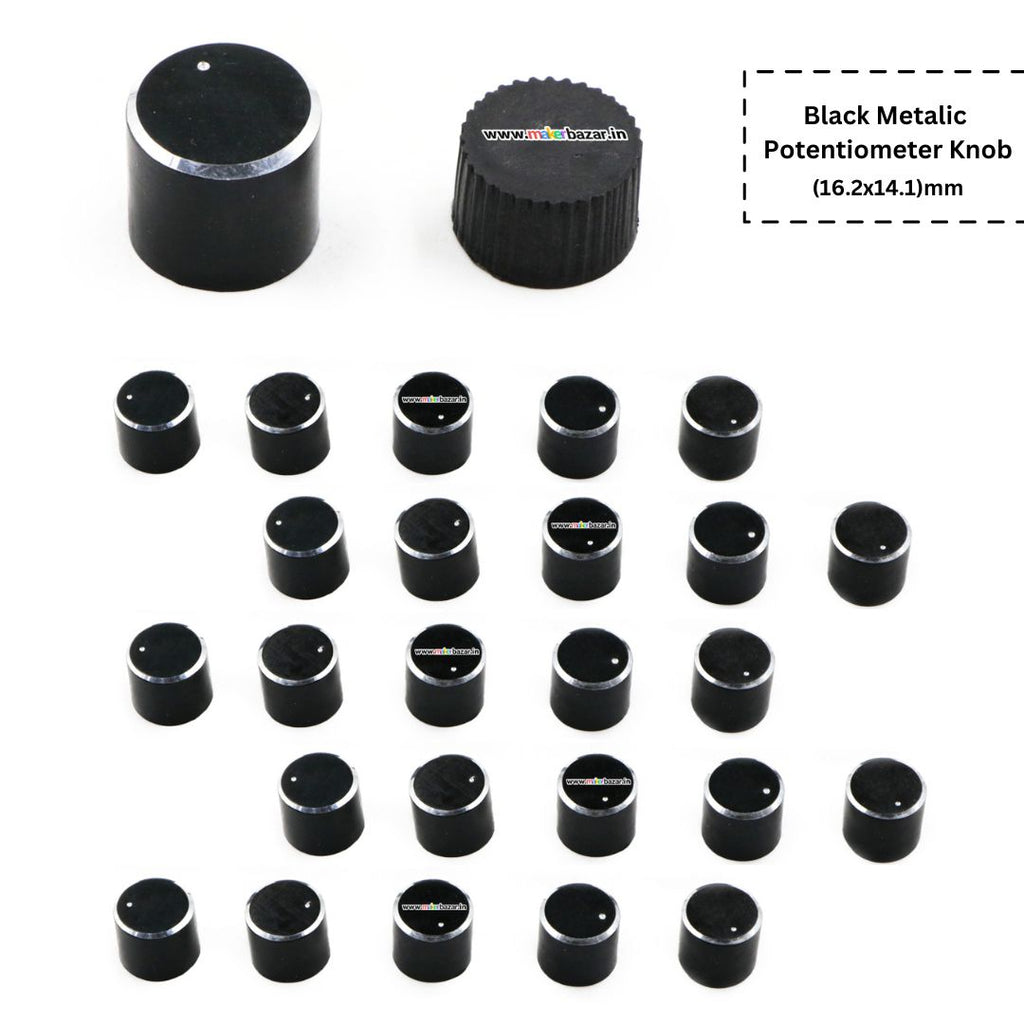 Adafruit Slanke metalen potentiometerknop - 10 mm diameter x 15 mm Adafruit Slanke metalen potentiometerknop - 10 mm diameter x 15 mm