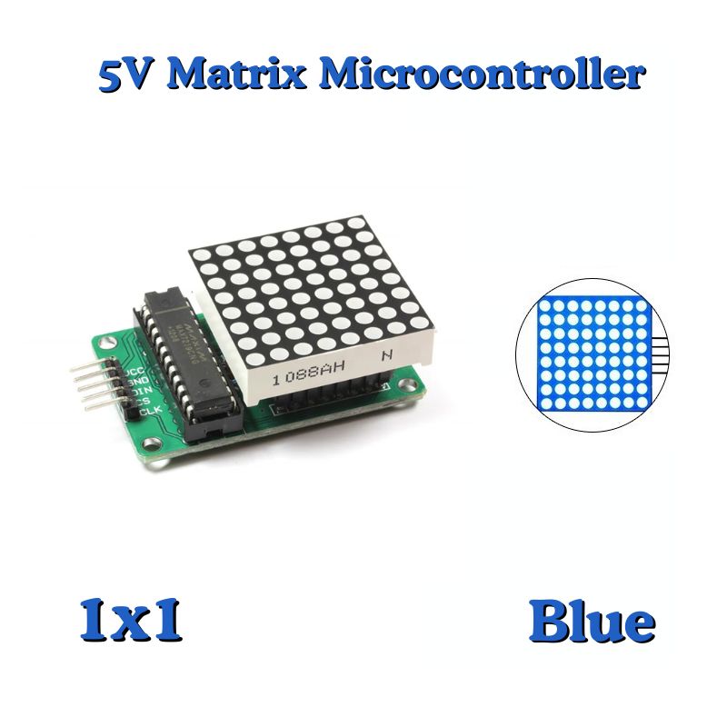 MAX7219 8x8 Dot Matrix Microcontroller Module LED Display