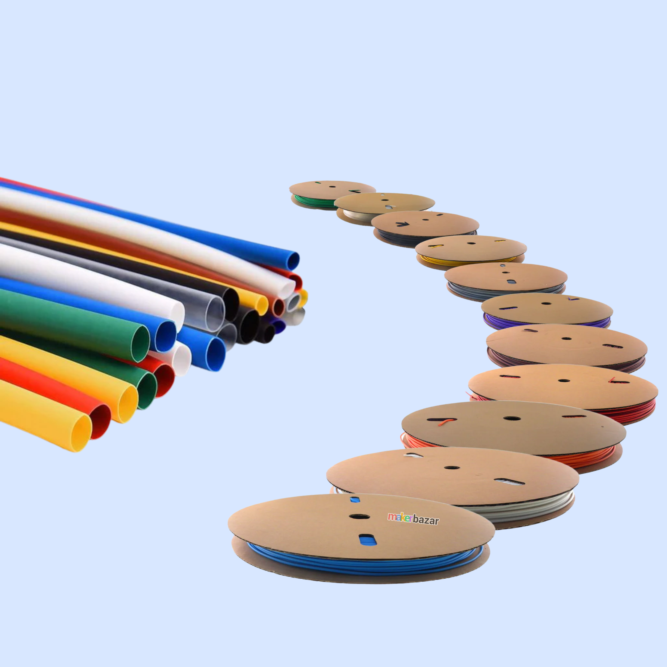 Blue Heat Shrink Sleeve Tube For Wire Protection