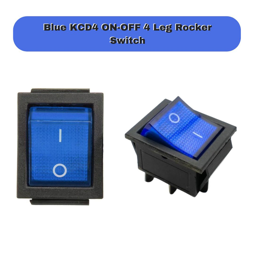 KCD4 ON-OFF Rocker Switch - Reliable 4-Leg Control Switch | Makerbazar