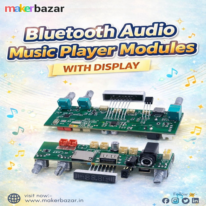 Bluetooth Audio Music Player Module with Display MP3 FM AUX
