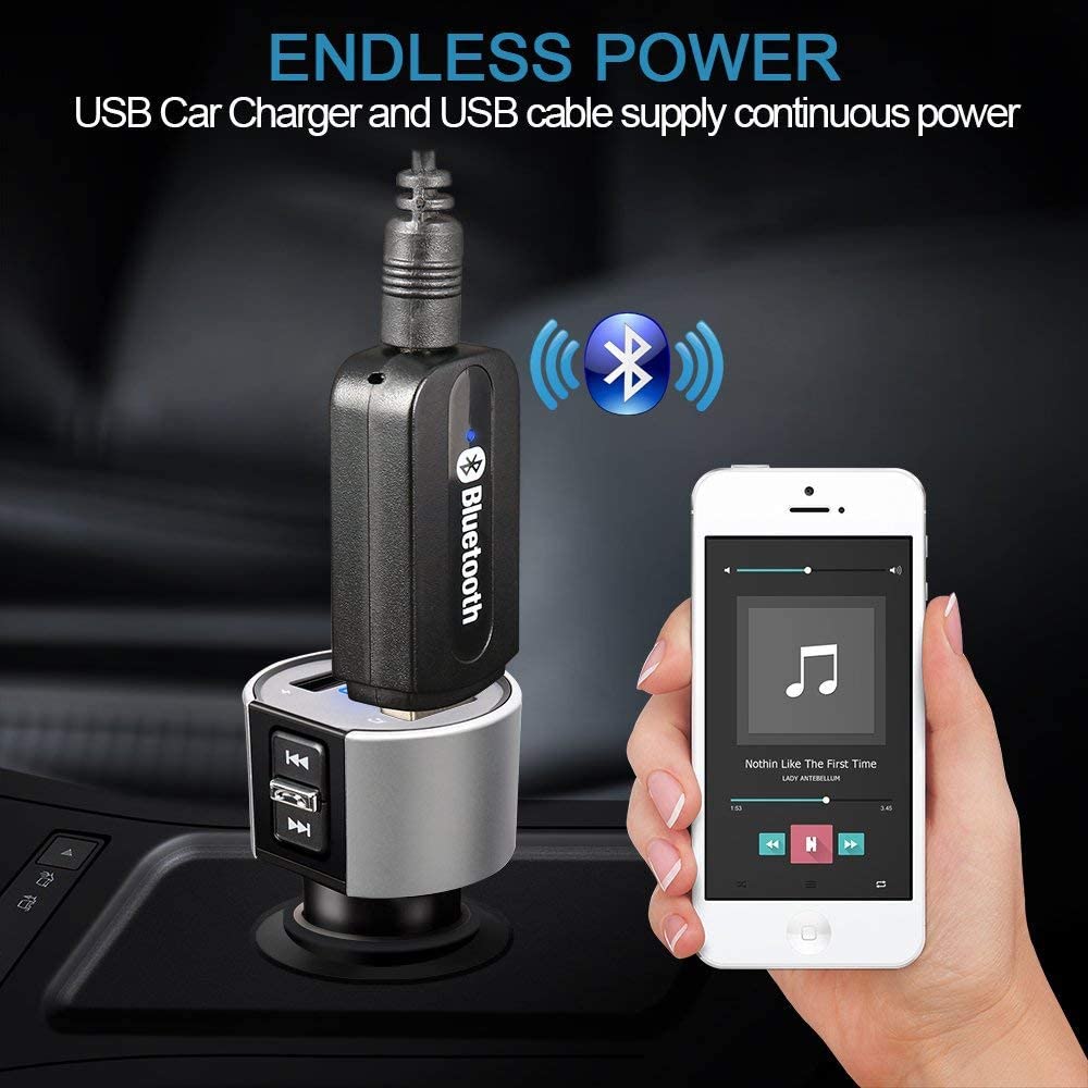 Usb Audio Receiver Bluetooth USB Drive Audio Receiver with 3.5mm Cable