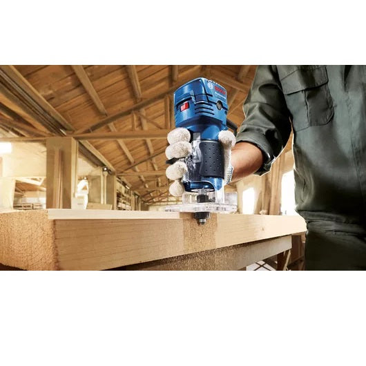 Bosch GKF550 550W Electric Palm Router for Wood, High-Speed Trimmer Tool