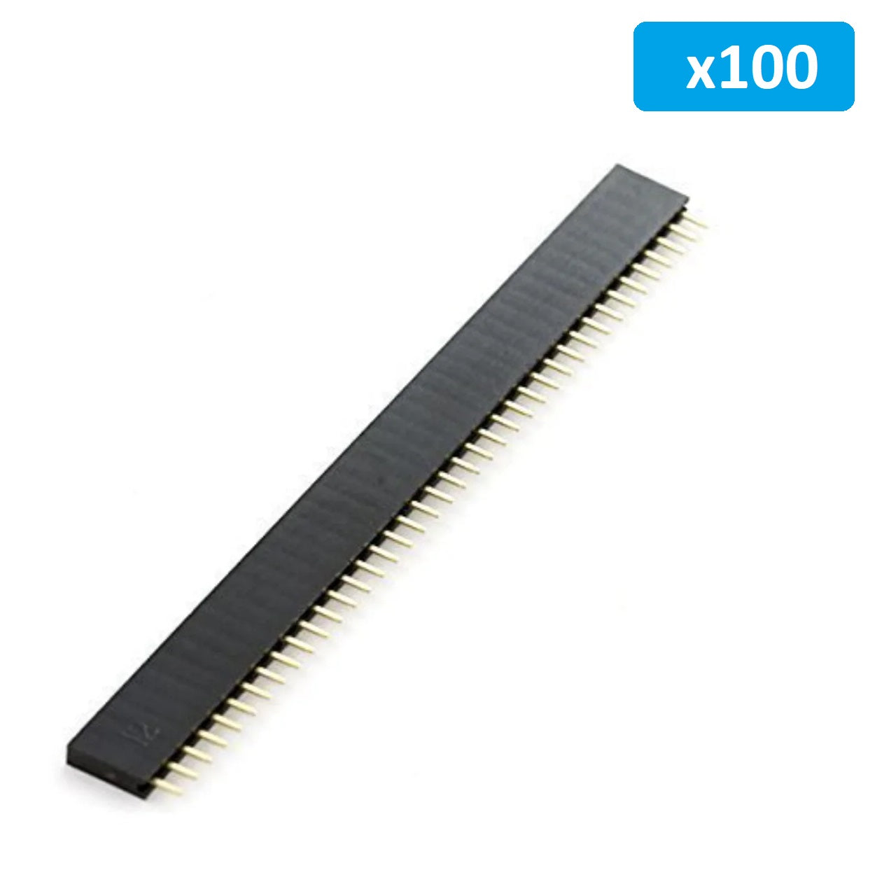 POPESQ® 5 Pz. X Connettori Strip Line 2.54mm 40 Vie Cutable Angolo Retto # A355