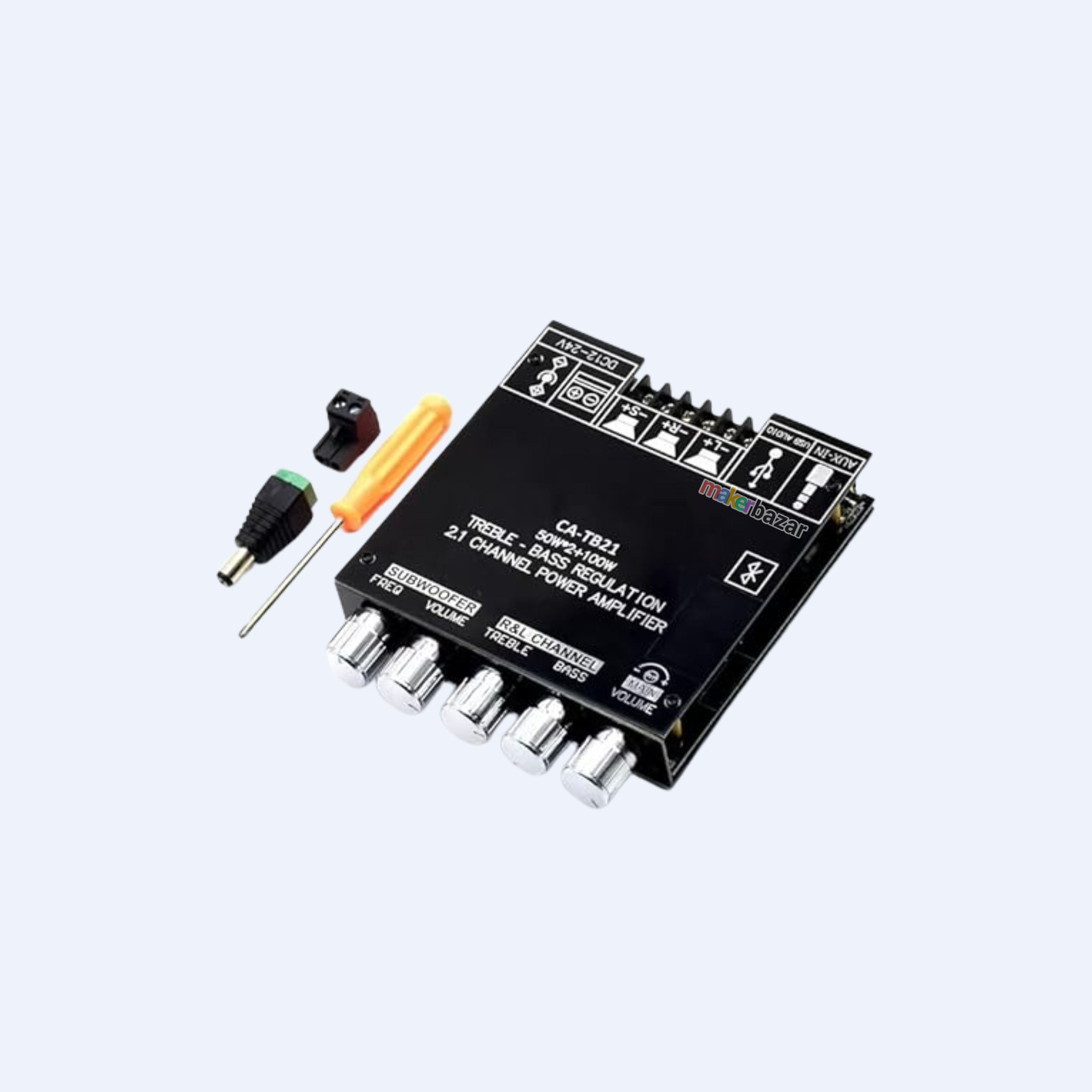 CA-TB21 2.1 Channel Bluetooth Audio Amplifier Board 2x50W + 100W