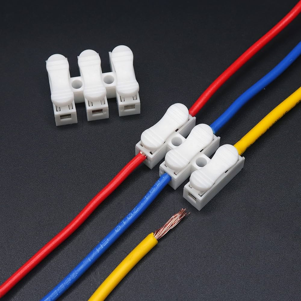 CH-Series Spring Quick Wire Connector Cable Clamp Terminal Block Connector CH2 M7Q2