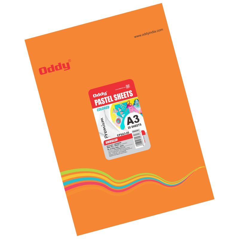 Oddy Dyed Pastel Color Sheets [Uncoated Papers]
